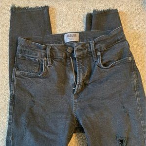 Black (Faded) Denim Agolde Size 24